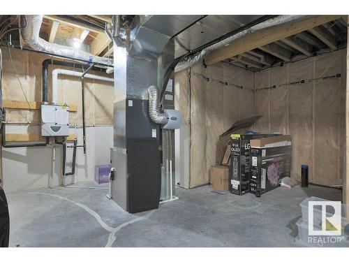 16007 34 Avenue, Edmonton, AB - Indoor Photo Showing Basement