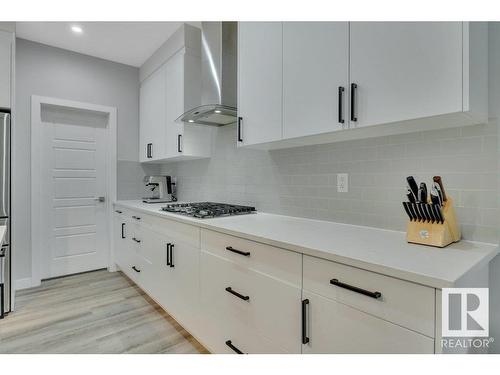 16007 34 Avenue, Edmonton, AB - Indoor Photo Showing Kitchen