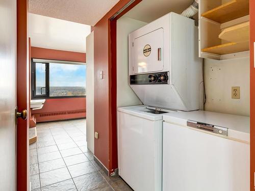 1901 9929 Saskatchewan Drive, Edmonton, AB - Indoor Photo Showing Laundry Room