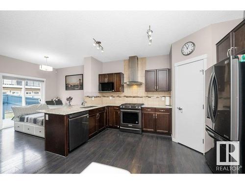 1311 29St, Edmonton, AB - Indoor Photo Showing Kitchen With Stainless Steel Kitchen