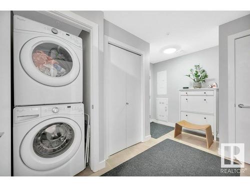 302 9907 91 Avenue, Edmonton, AB - Indoor Photo Showing Laundry Room