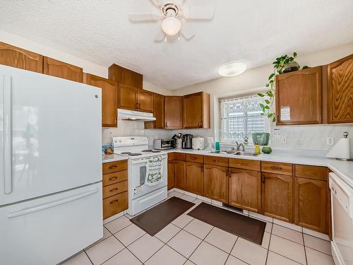 19032 56 Avenue Nw, Edmonton, AB - Indoor Photo Showing Kitchen With Double Sink