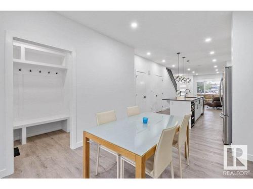 10921 150 Street, Edmonton, AB - Indoor Photo Showing Dining Room