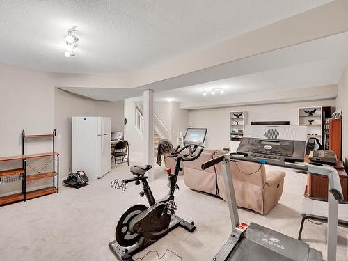 6 841 156 Street, Edmonton, AB - Indoor Photo Showing Gym Room