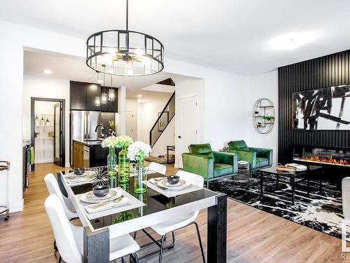 335 29 Street, Edmonton, AB - Indoor Photo Showing Dining Room