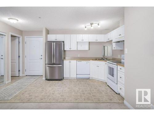 127 5350 199 Street, Edmonton, AB - Indoor Photo Showing Kitchen With Double Sink