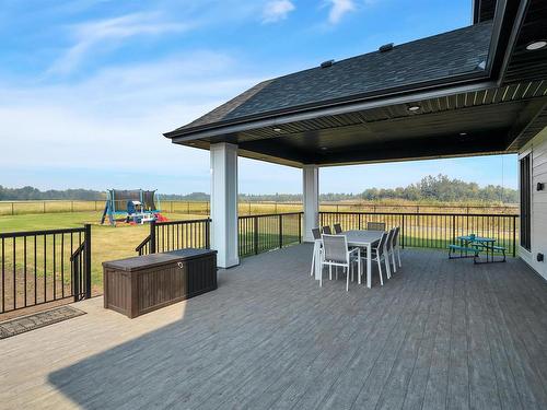 58108 Rge Rd 240, Rural Sturgeon County, AB - Outdoor With Deck Patio Veranda With View With Exterior