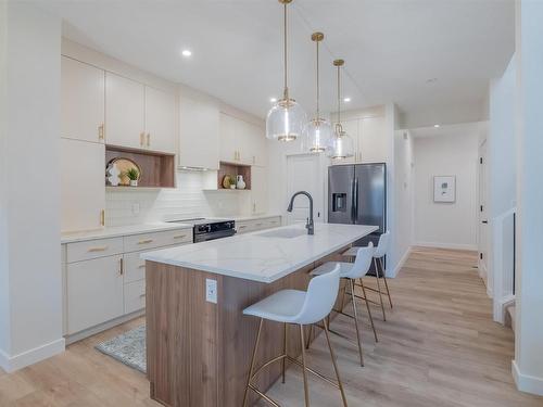 435 29 Street, Edmonton, AB - Indoor Photo Showing Kitchen With Upgraded Kitchen