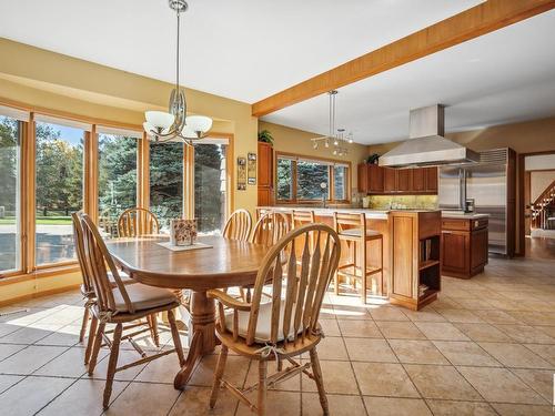 1040 50242 Rge Road 244 A, Rural Leduc County, AB - Indoor Photo Showing Dining Room