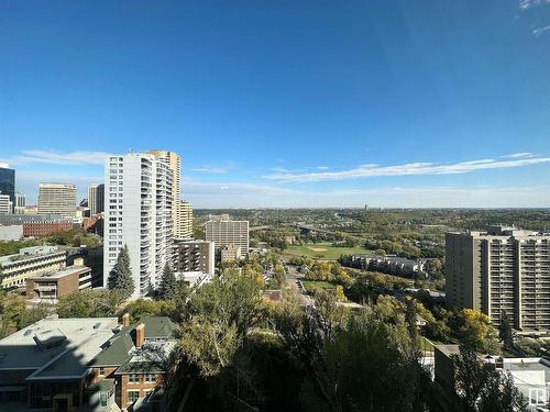 1405 9909 104 St, Edmonton, AB - Outdoor With View