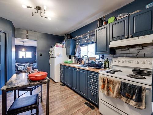 11911 77 Street, Edmonton, AB - Indoor Photo Showing Kitchen With Double Sink