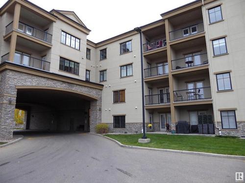 201 160 Magrath Road Nw, Edmonton, AB - Outdoor With Balcony With Facade