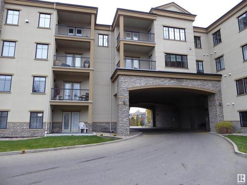 201 160 Magrath Road Nw, Edmonton, AB - Outdoor With Balcony With Facade