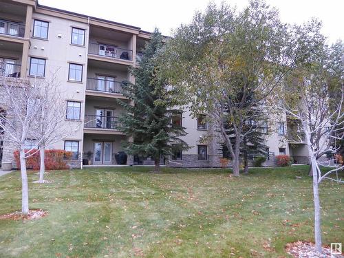 201 160 Magrath Road Nw, Edmonton, AB - Outdoor With Balcony With Facade