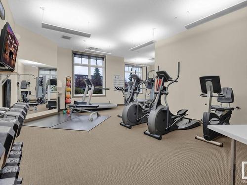 416 160 Magrath Road, Edmonton, AB - Indoor Photo Showing Gym Room