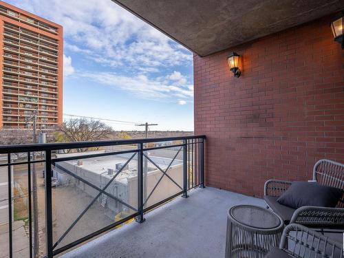 403 9020 Jasper Avenue, Edmonton, AB - Outdoor With Balcony With Exterior