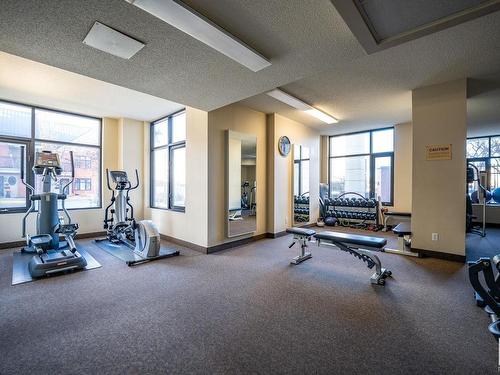 403 9020 Jasper Avenue, Edmonton, AB - Indoor Photo Showing Gym Room