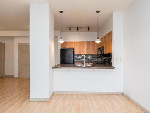 2-106 4245 139 Avenue, Edmonton, AB - Indoor Photo Showing Kitchen With Double Sink