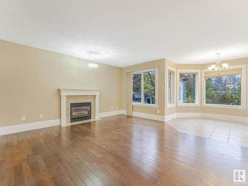 11307 10 Avenue, Edmonton, AB - Indoor Photo Showing Living Room With Fireplace