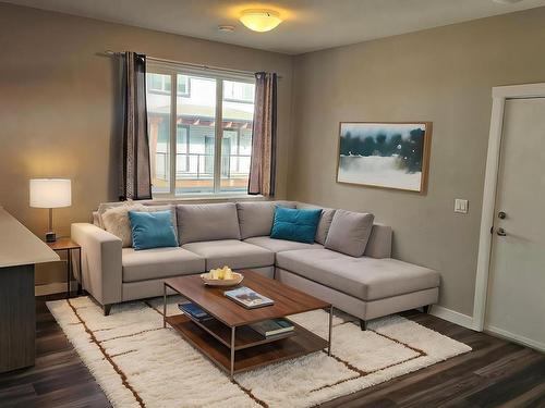 46 446 Allard Boulevard, Edmonton, AB - Indoor Photo Showing Living Room