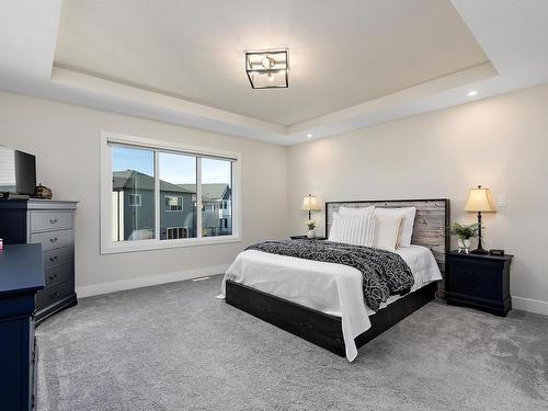 398 Bluff Cove, Leduc, AB - Indoor Photo Showing Bedroom