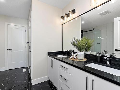 398 Bluff Cove, Leduc, AB - Indoor Photo Showing Bathroom