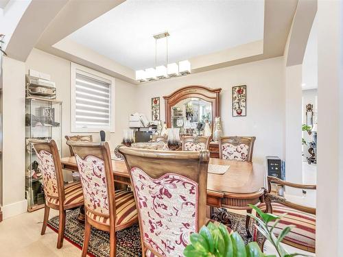 4 Lakeshore Cove, Beaumont, AB - Indoor Photo Showing Dining Room