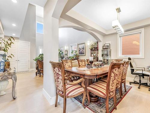 4 Lakeshore Cove, Beaumont, AB - Indoor Photo Showing Dining Room