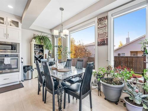 4 Lakeshore Cove, Beaumont, AB - Indoor Photo Showing Dining Room