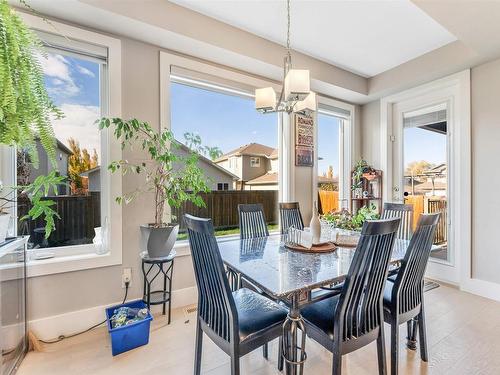 4 Lakeshore Cove, Beaumont, AB - Indoor Photo Showing Dining Room