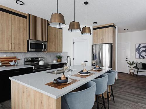 161 Starling, Fort Saskatchewan, AB - Indoor Photo Showing Kitchen