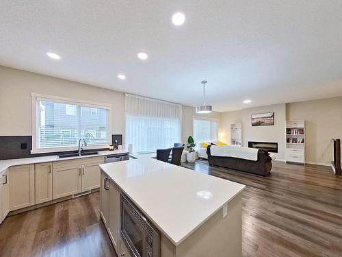 19616 26 Avenue, Edmonton, AB - Indoor Photo Showing Kitchen With Double Sink