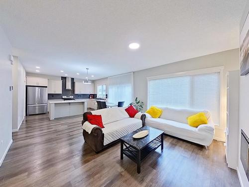 19616 26 Avenue, Edmonton, AB - Indoor Photo Showing Living Room