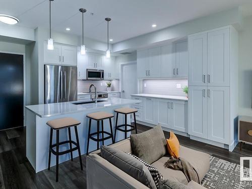 532 200 Bellerose Drive, St. Albert, AB - Indoor Photo Showing Kitchen With Stainless Steel Kitchen With Upgraded Kitchen