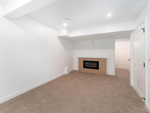 13126 / 13128 65 Street, Edmonton, AB - Indoor With Fireplace