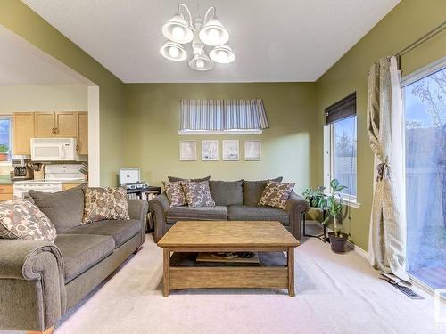 9011 166 Avenue, Edmonton, AB - Indoor Photo Showing Living Room