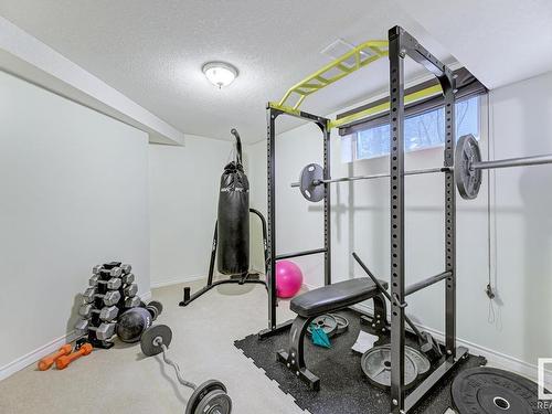 9011 166 Avenue, Edmonton, AB - Indoor Photo Showing Gym Room