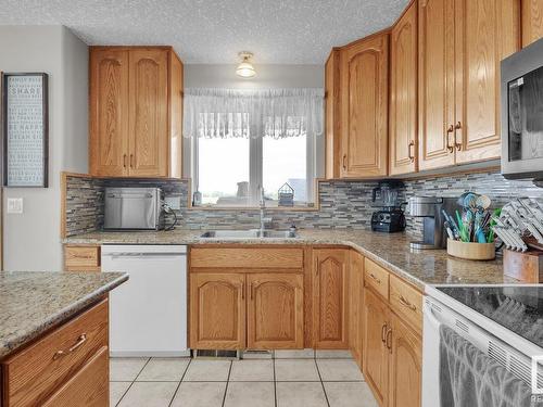 4536 57 Avenue, Lamont, AB - Indoor Photo Showing Kitchen With Double Sink