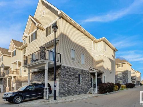 59 7293 South Terwillegar Drive, Edmonton, AB - Outdoor With Balcony With Facade