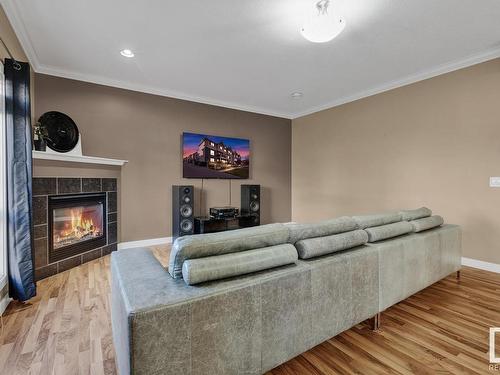 59 7293 South Terwillegar Drive, Edmonton, AB - Indoor With Fireplace