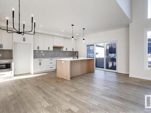 20319 29 Avenue, Edmonton, AB - Indoor Photo Showing Kitchen With Upgraded Kitchen