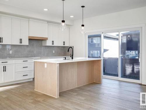 20319 29 Avenue, Edmonton, AB - Indoor Photo Showing Kitchen With Upgraded Kitchen