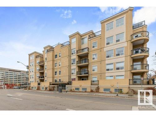 405 10606 102 Avenue, Edmonton, AB - Outdoor With Balcony With Facade