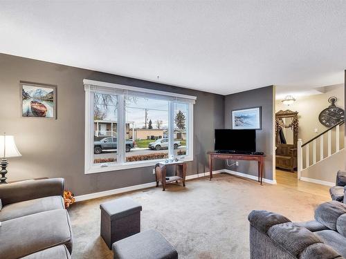 8704 128 Avenue, Edmonton, AB - Indoor Photo Showing Living Room