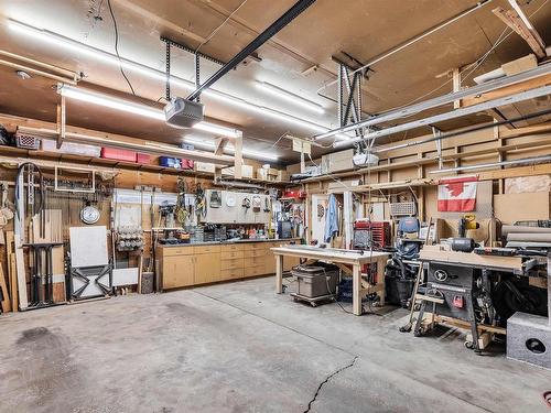 8704 128 Avenue, Edmonton, AB - Indoor Photo Showing Garage