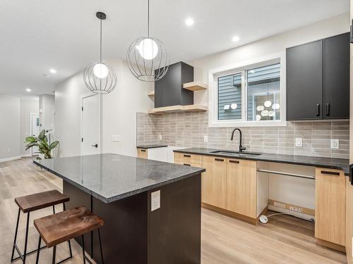 8541 89 Street, Edmonton, AB - Indoor Photo Showing Kitchen With Upgraded Kitchen