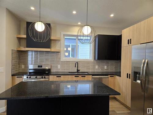 8541 89 Street, Edmonton, AB - Indoor Photo Showing Kitchen With Upgraded Kitchen