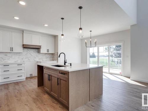 1552 Howes Place, Edmonton, AB - Indoor Photo Showing Kitchen With Upgraded Kitchen