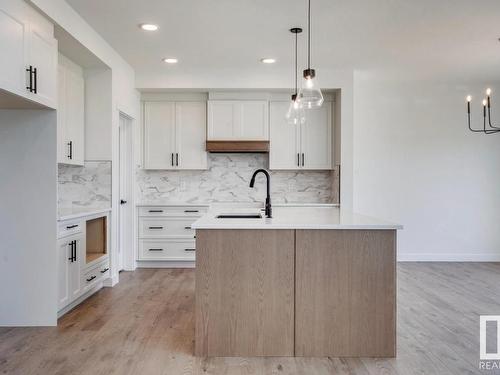 1552 Howes Place, Edmonton, AB - Indoor Photo Showing Kitchen With Upgraded Kitchen