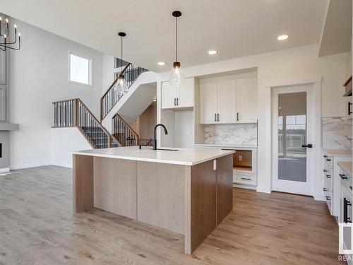 1552 Howes Place, Edmonton, AB - Indoor Photo Showing Kitchen With Upgraded Kitchen